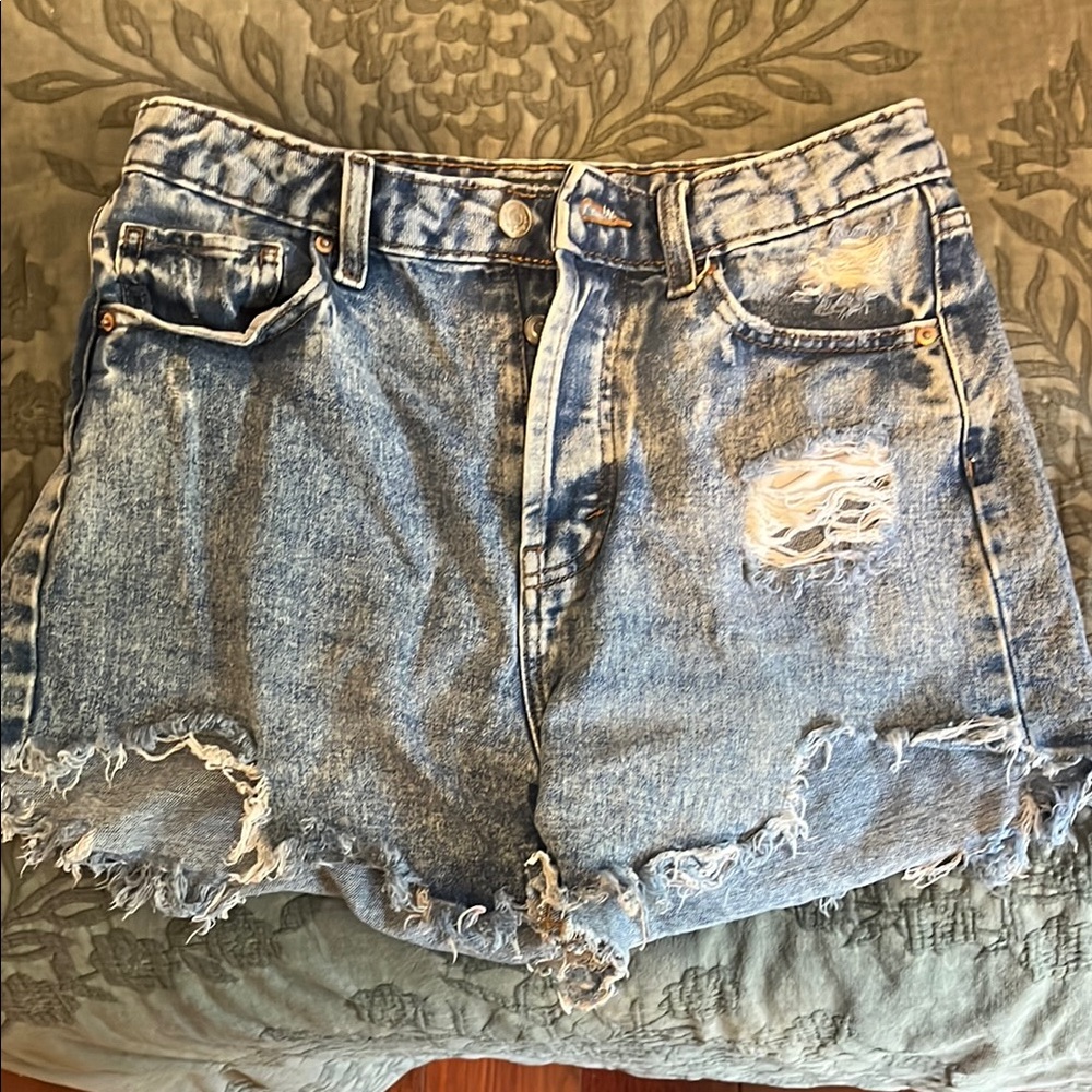 Distressed Denim Women's Shorts